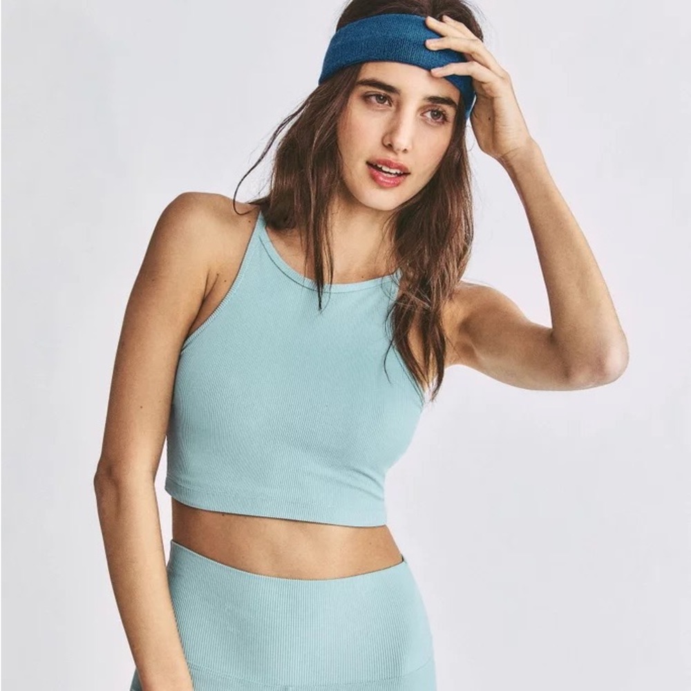 LoveShackFancy x Beach Riot Anna Crop Tank